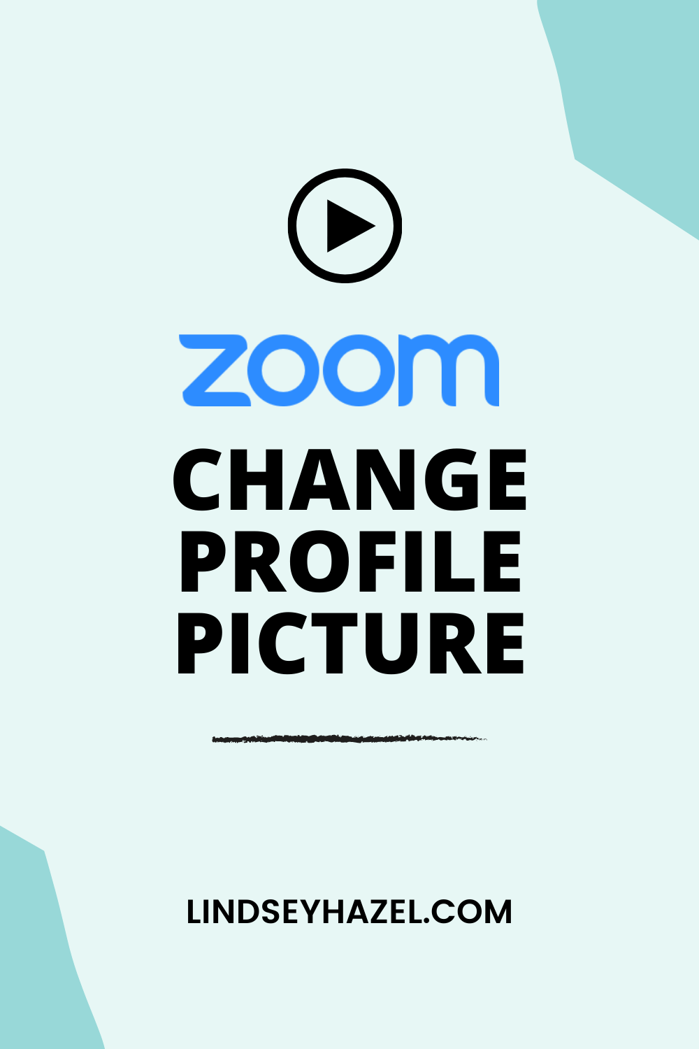 How to change your zoom profile picture